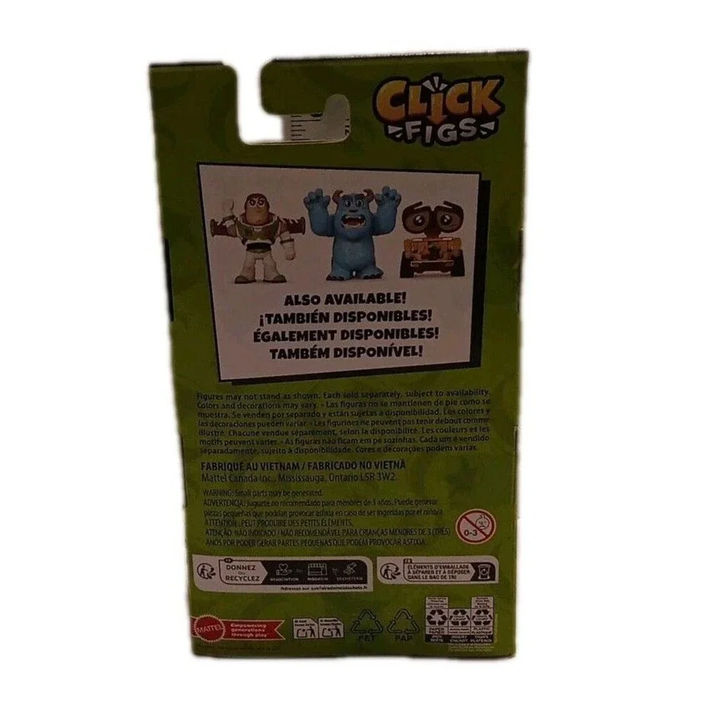 Buzz LightYear Disney Pixar Toy Click Figs Figure Mattel